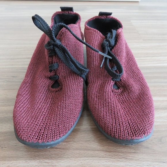ARCOPEDICO LS Knit Sneaker Walkings Shoes in Bordeaux - Size EU 36 / US 5.5 - Picture 7 of 14